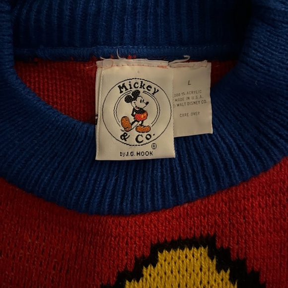 Vintage Disney’s Mickey & Co by JG Hook oversized sweater - Picture 4 of 4